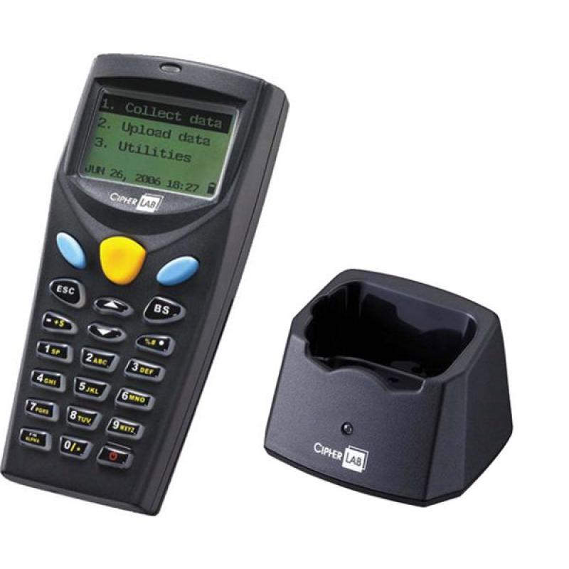 Cipherlab 8001 Batch, Linear imager, 2MB, Charging and Communication Cradle, USB cable, EU